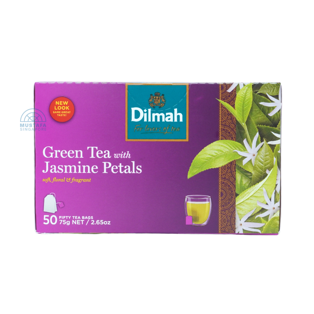 Dilmah String & Tag Green Tea with Jasmine Petals 1.5g x 50 bags