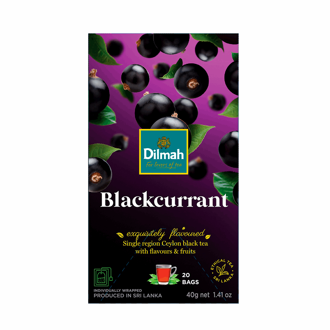 Dilmah Foil Envelope Blackcurrant Tea 2g x 20 bags