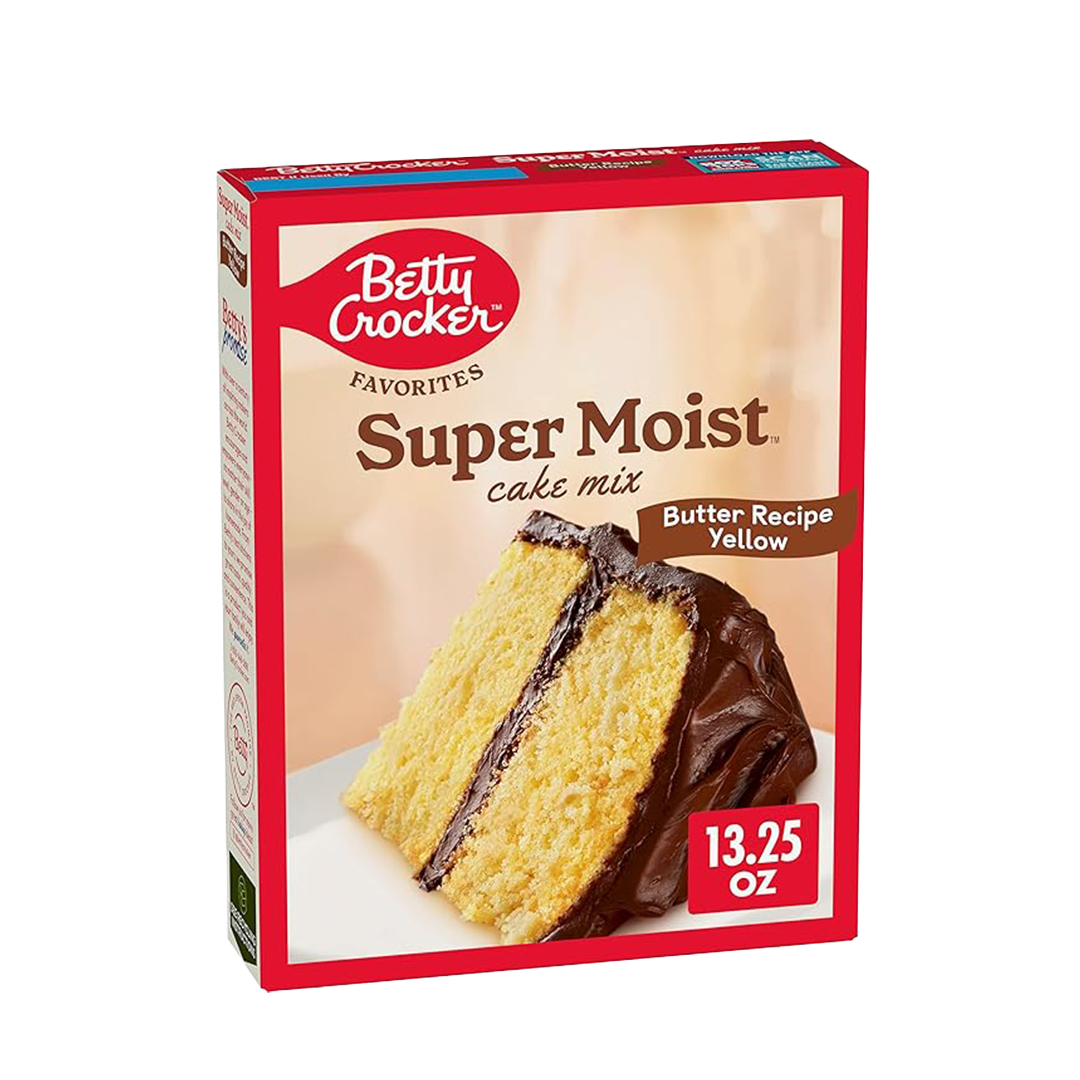 Betty Crocker Super Moist Cake Mix Butter Recipe Yellow 375g