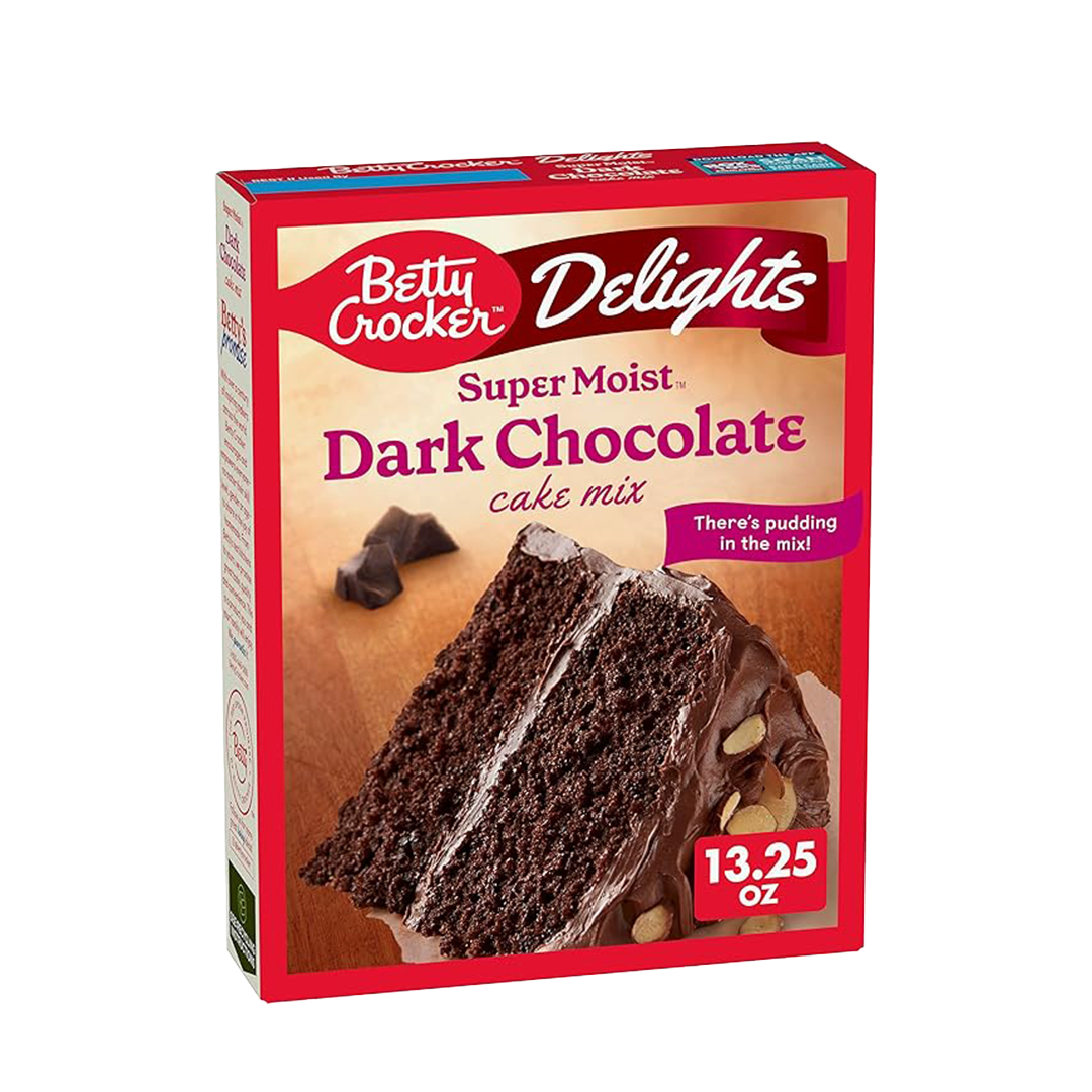 Betty Crocker Super Moist Cake Mix Dark Chocolate 375g