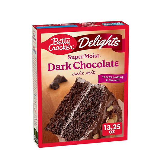 Betty Crocker Super Moist Cake Mix Dark Chocolate 375g