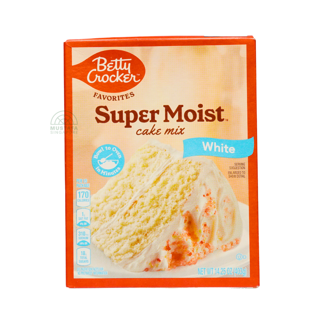 Betty Crocker Super Moist Cake Mix White 403g