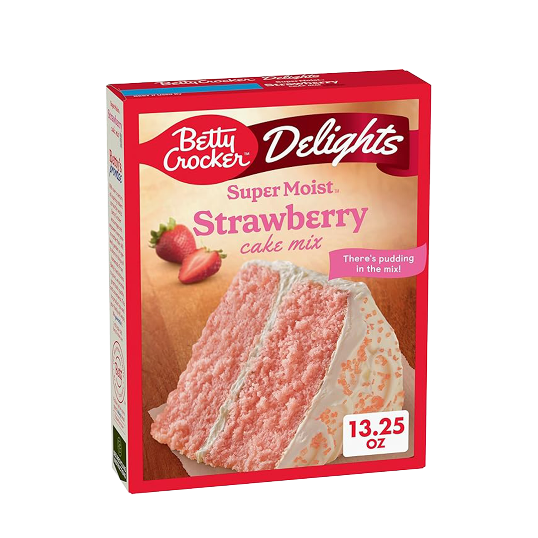 Betty Crocker Super Moist Strawberry Cake Mix 375g