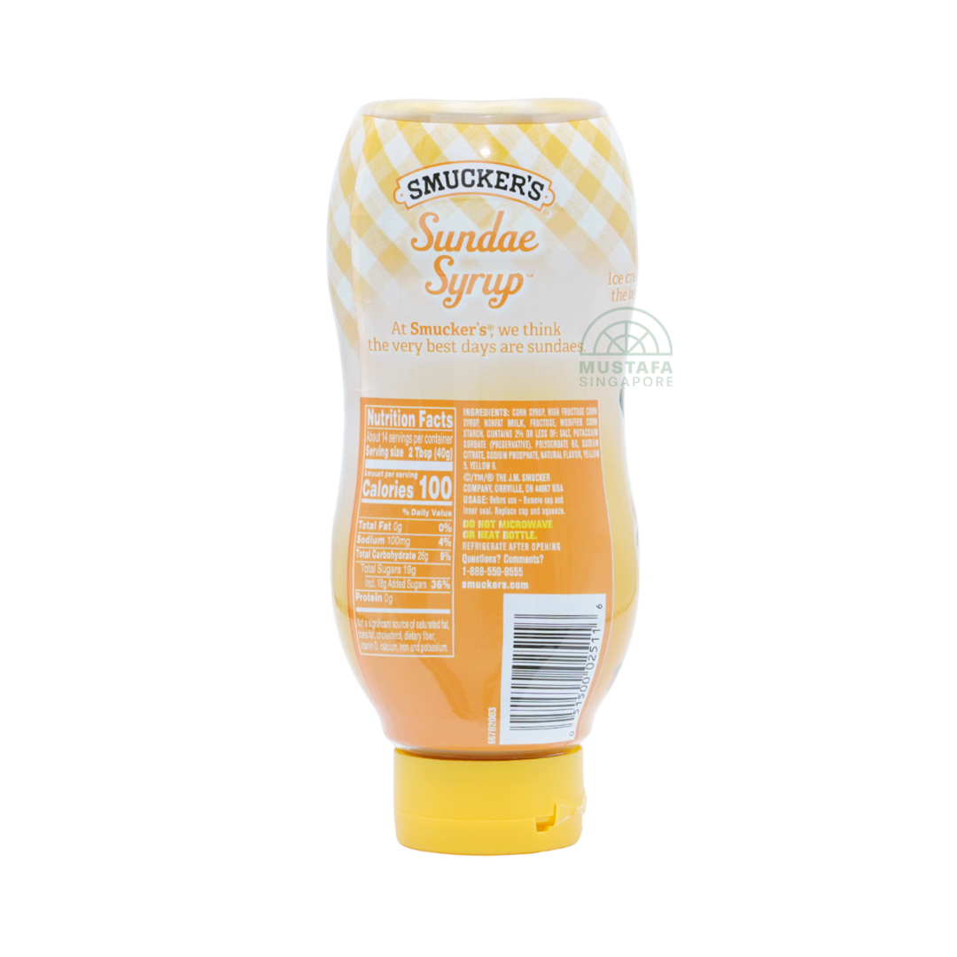Smucker's Sundae Syrup Butter Scotch 567g