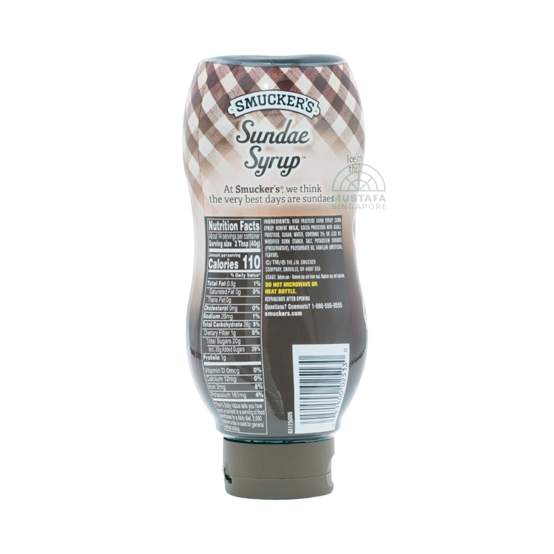 Smucker's Sundae Syrup Chocolate 567g