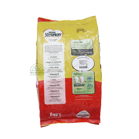 Nespray Fortified Instant Milk Powder (Full Cream) 1.8kg