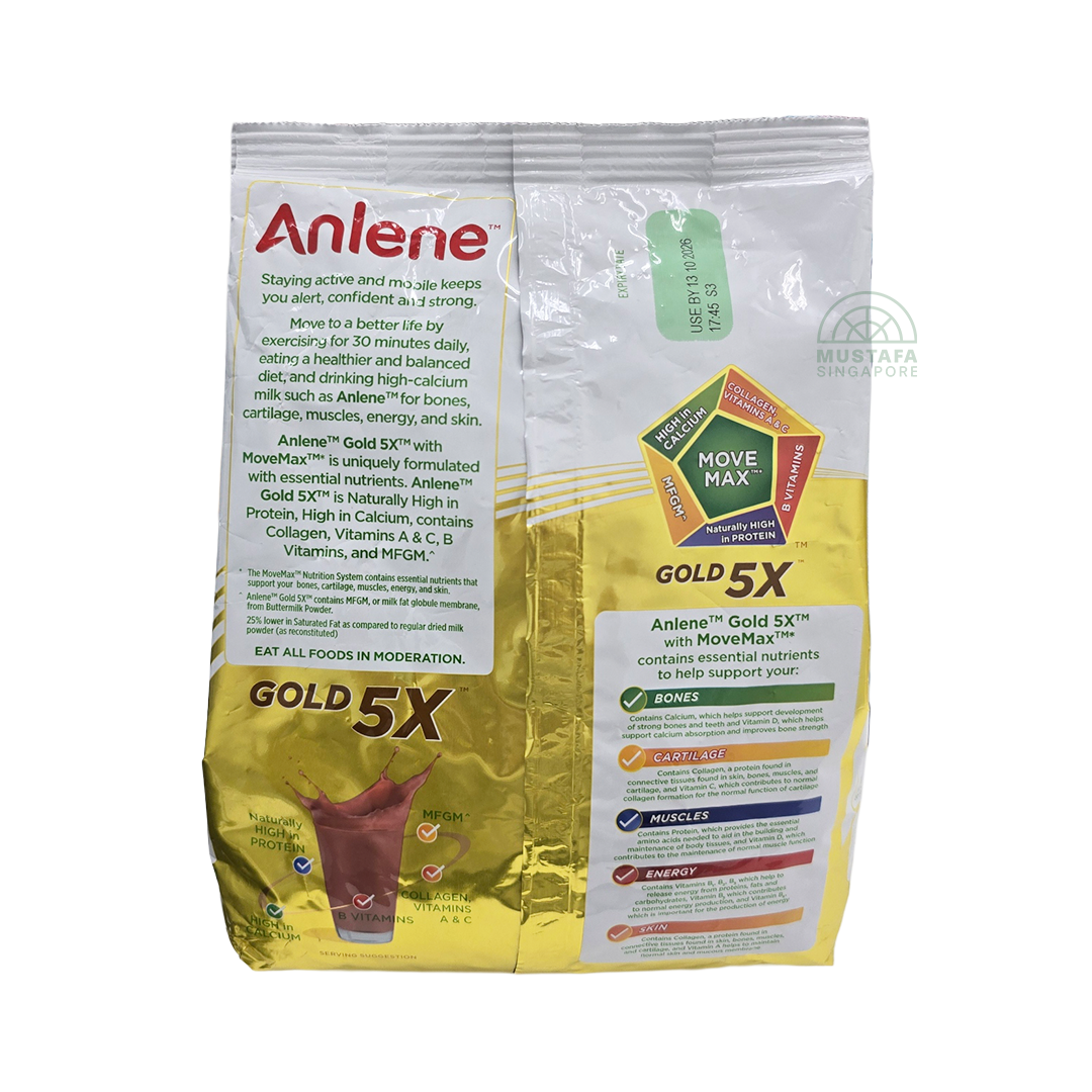 Anlene Gold 5X Low Fat Chocolate Flavored Milk Powder 1kg