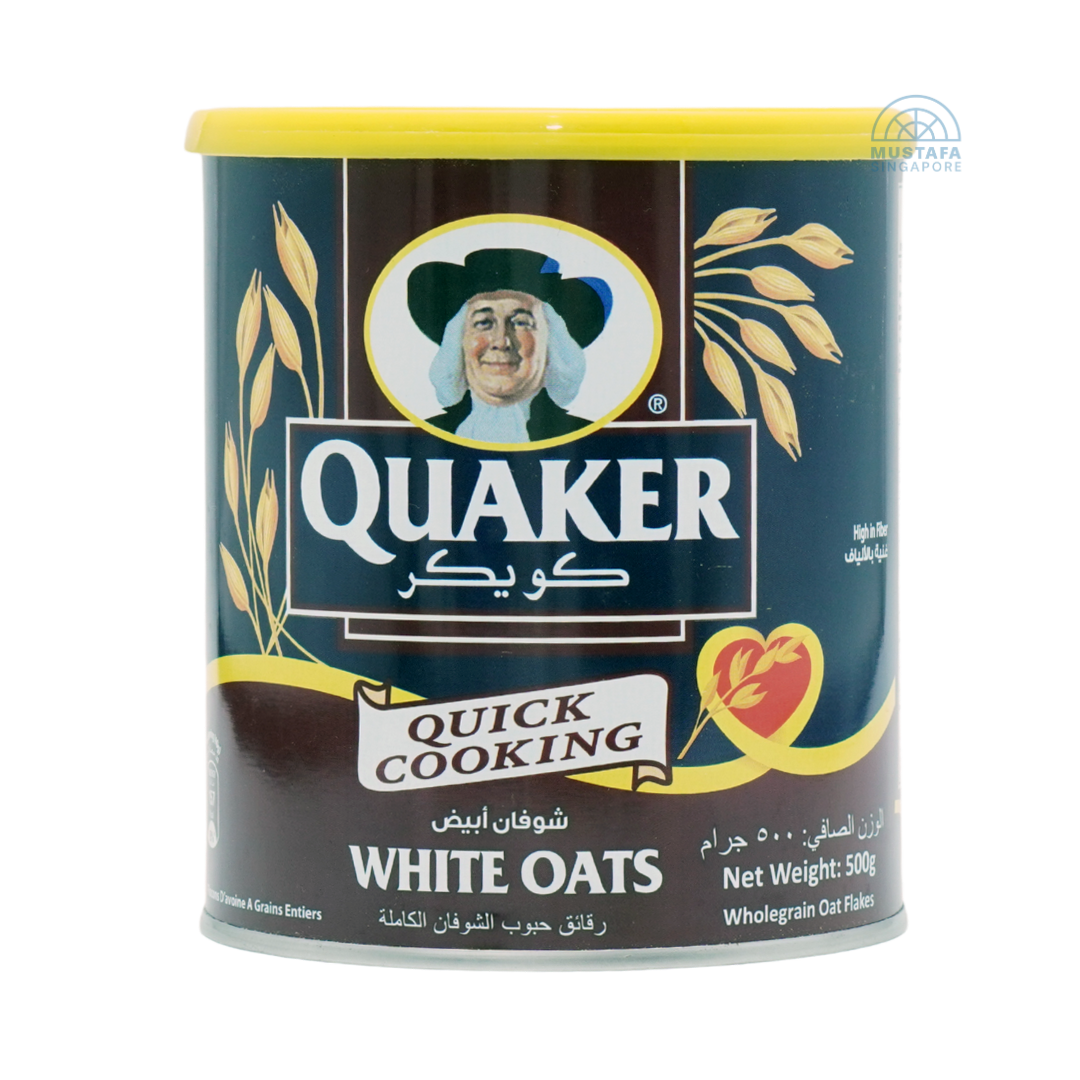 Quaker Quick Cooking White Wholegrain Oats 500g