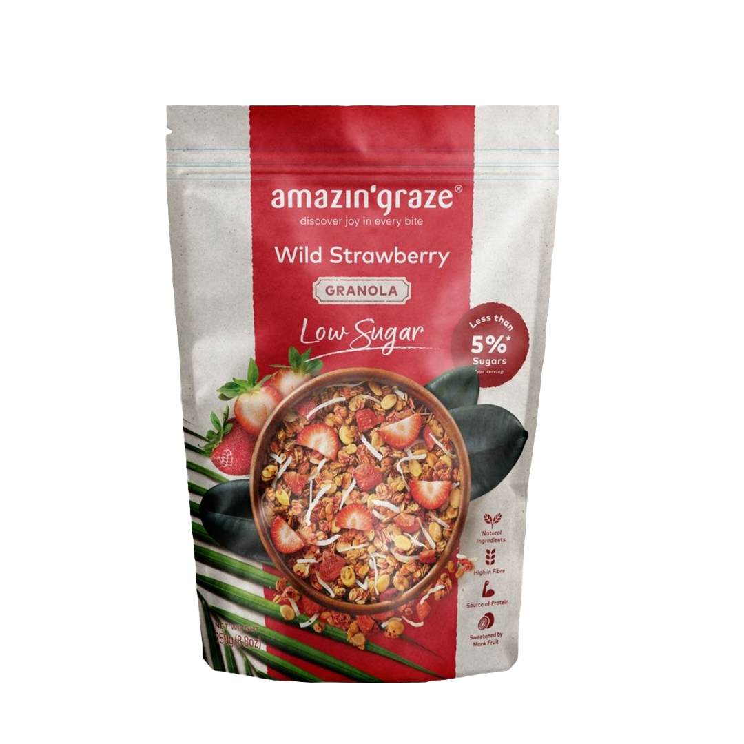 Amazin' Grace Wild Strawberry Granola 250g