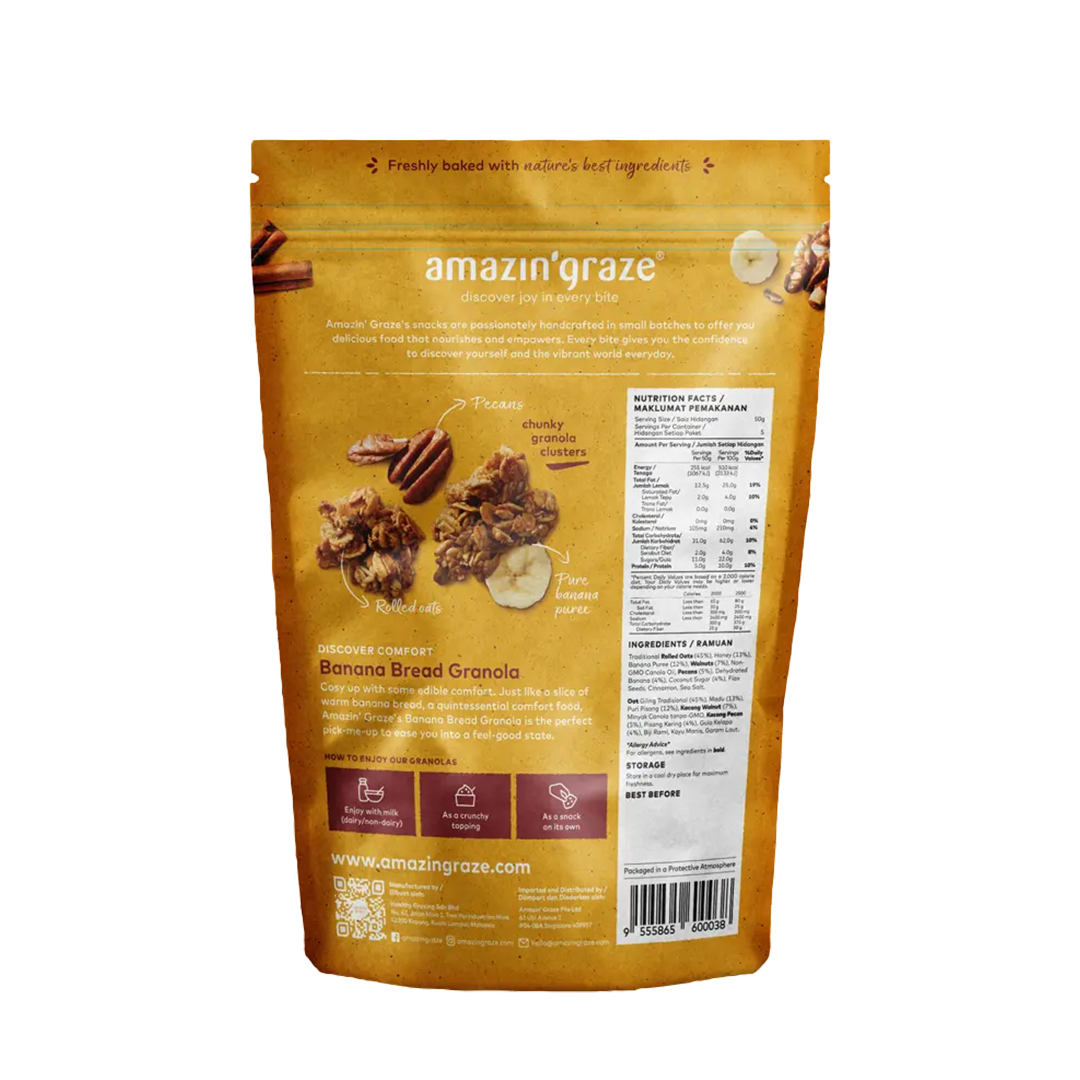Amazin' Grace Banana Bread Granola 250g