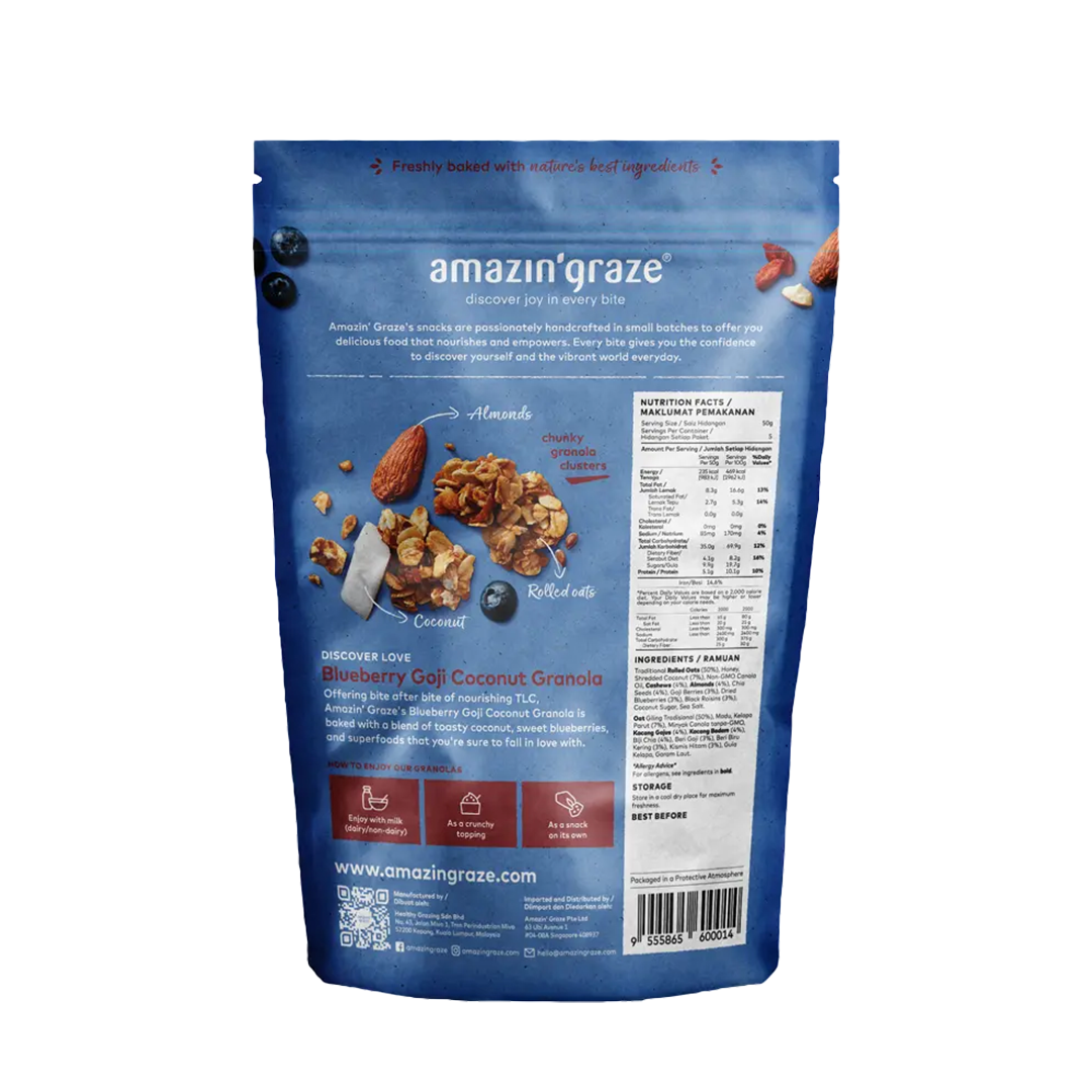 Amazin' Grace Blueberry Goji Coconut 250g