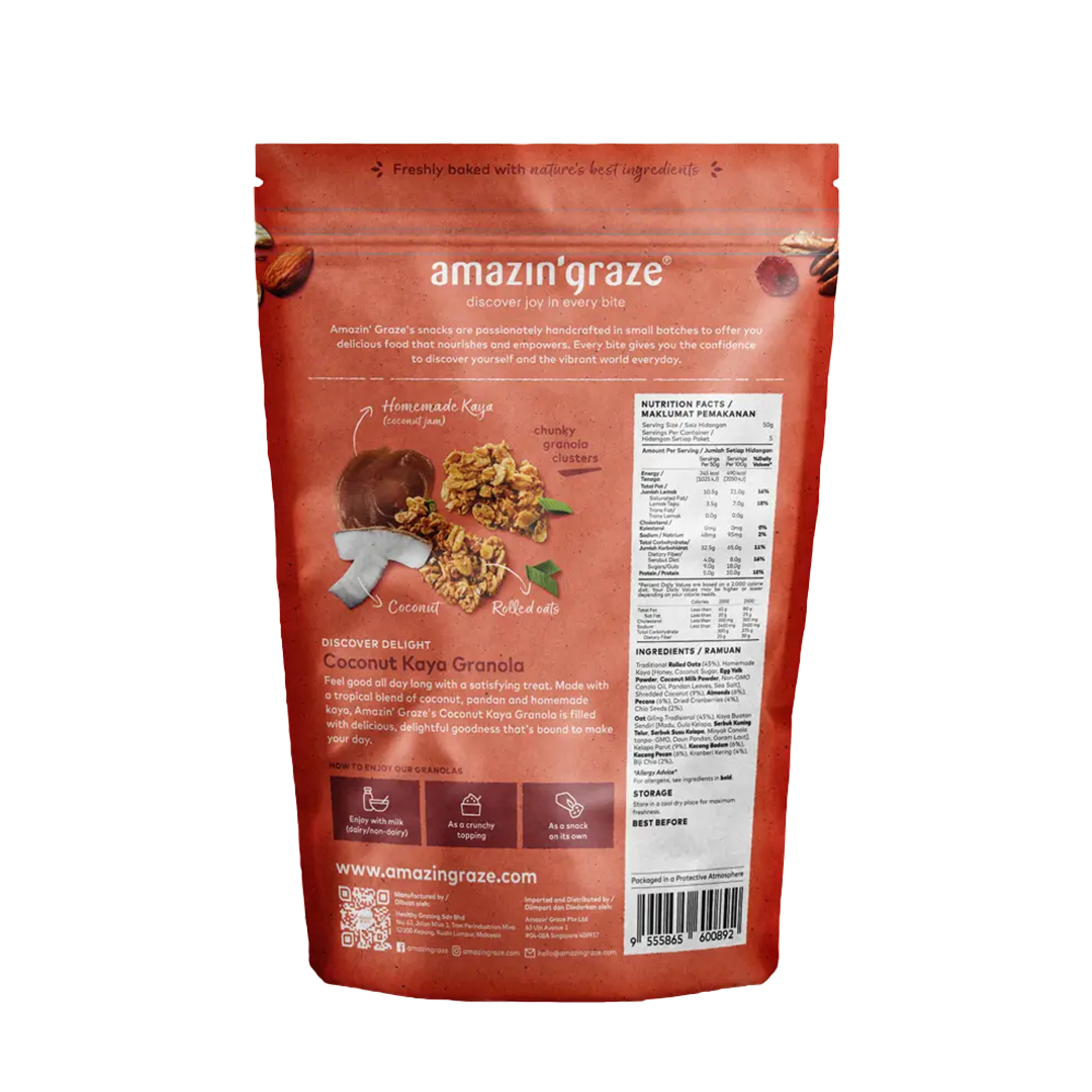 Amazin' Grace Coconut Kaya Granola 250g