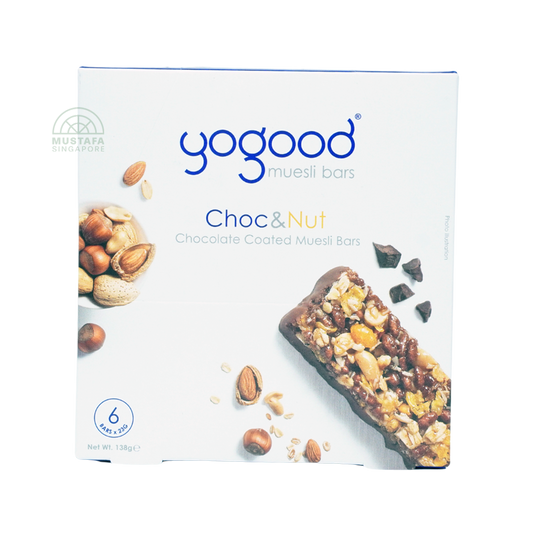Yogood Choc & Nut Muesli Bar 138g (6 x 23g)