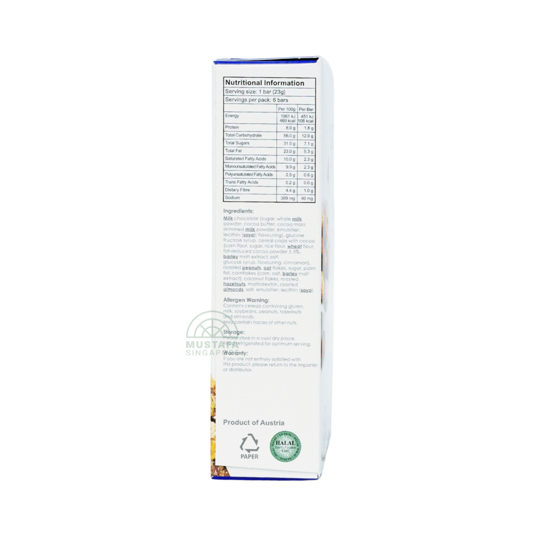 Yogood Choc & Nut Muesli Bar 138g (6 x 23g)