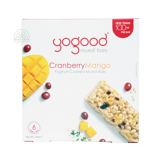 Yogood Cranberry & Mango Muesli Bar 138g (6 x 23g)