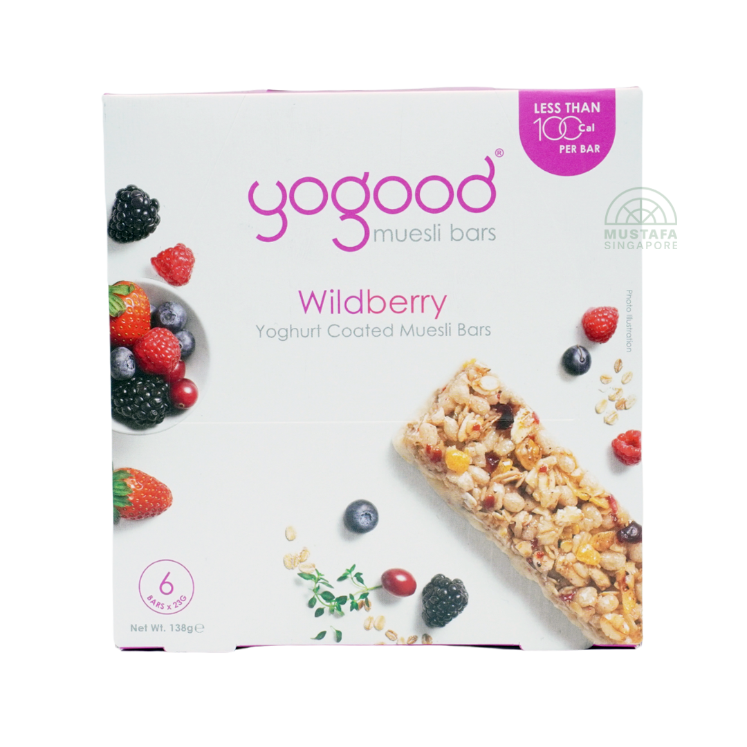 Yogood Wildberry Muesli Bar 138g (6 x 23g)