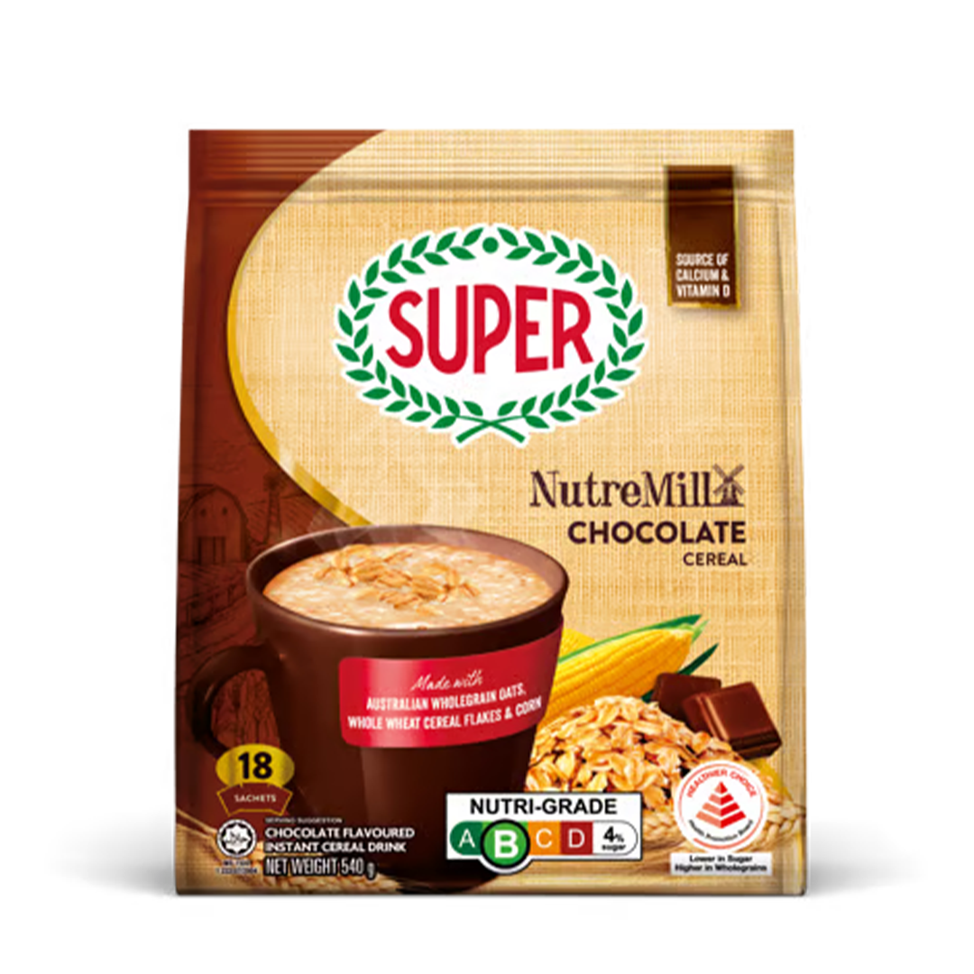 Super NutreMill Instant Cereal 540g (Chocolate)