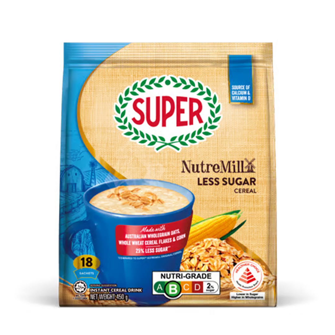 Super NutreMill Instant Cereal 450g (Less Sugar)