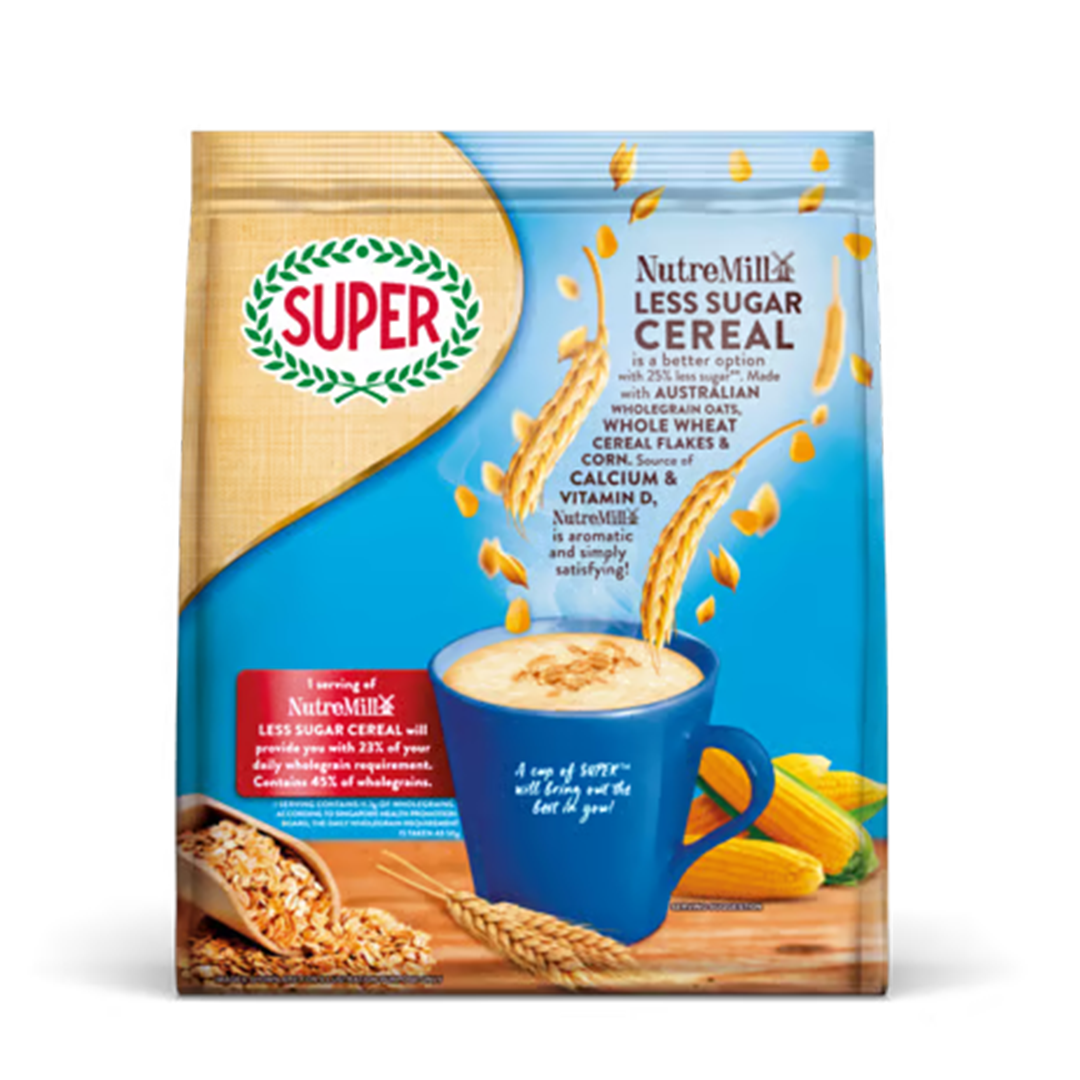 Super NutreMill Instant Cereal 450g (Less Sugar)