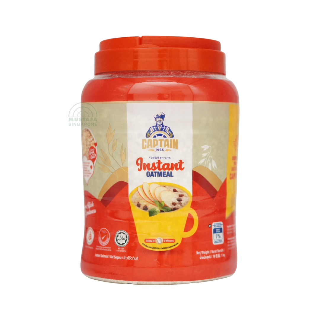 Captain Oats Instant Oatmeal Jar 1kg