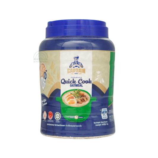 Captain Oats Quickcook Oatmeal Jar 1kg