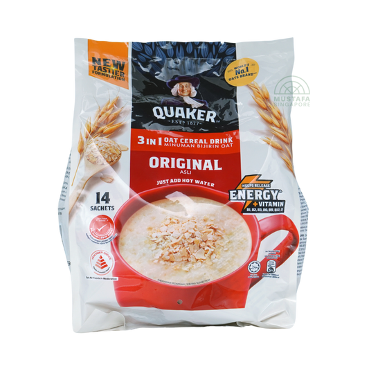 Quaker 3 in 1 Oat Cereal Drink Original 28g x 14s