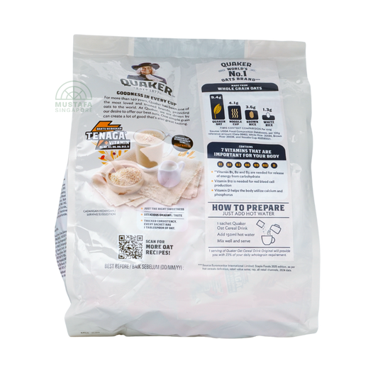 Quaker 3 in 1 Oat Cereal Drink Original 28g x 14s