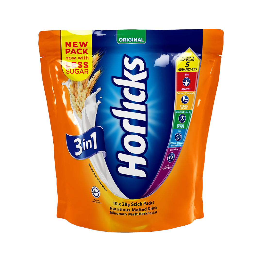 Horlicks 3-in-1 Original Powder 28g x 10 satchets