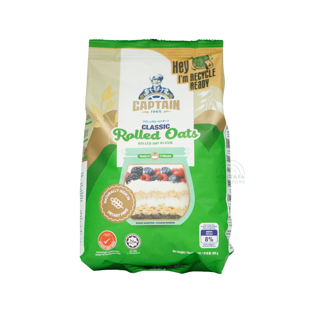 Captain Oats Instant Rolled Oats 800g