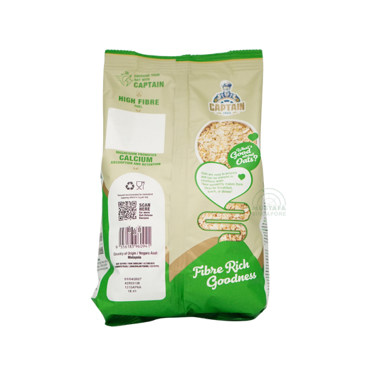 Captain Oats Instant Rolled Oats 800g