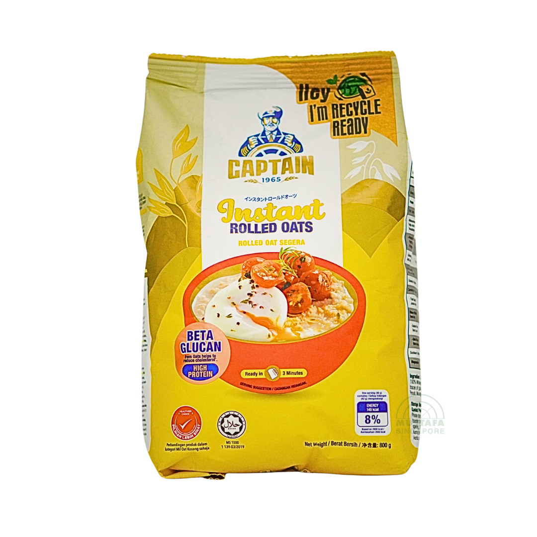 Captain Oats Rolled Oats 800g