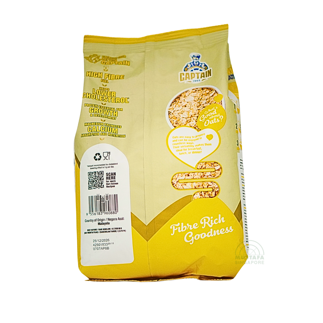 Captain Oats Rolled Oats 800g
