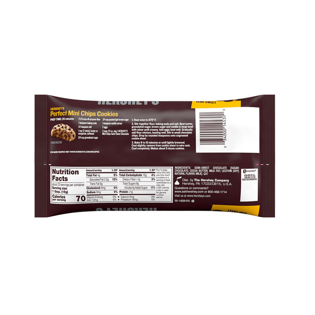 Hershey's Semi-sweet Chocolate Chips 340g
