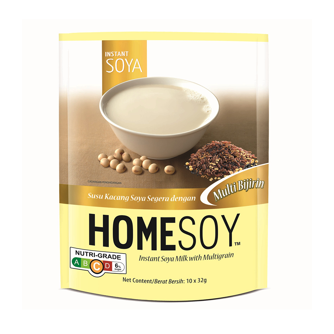 Homesoy Instant Soya Milk Multigrain 32g