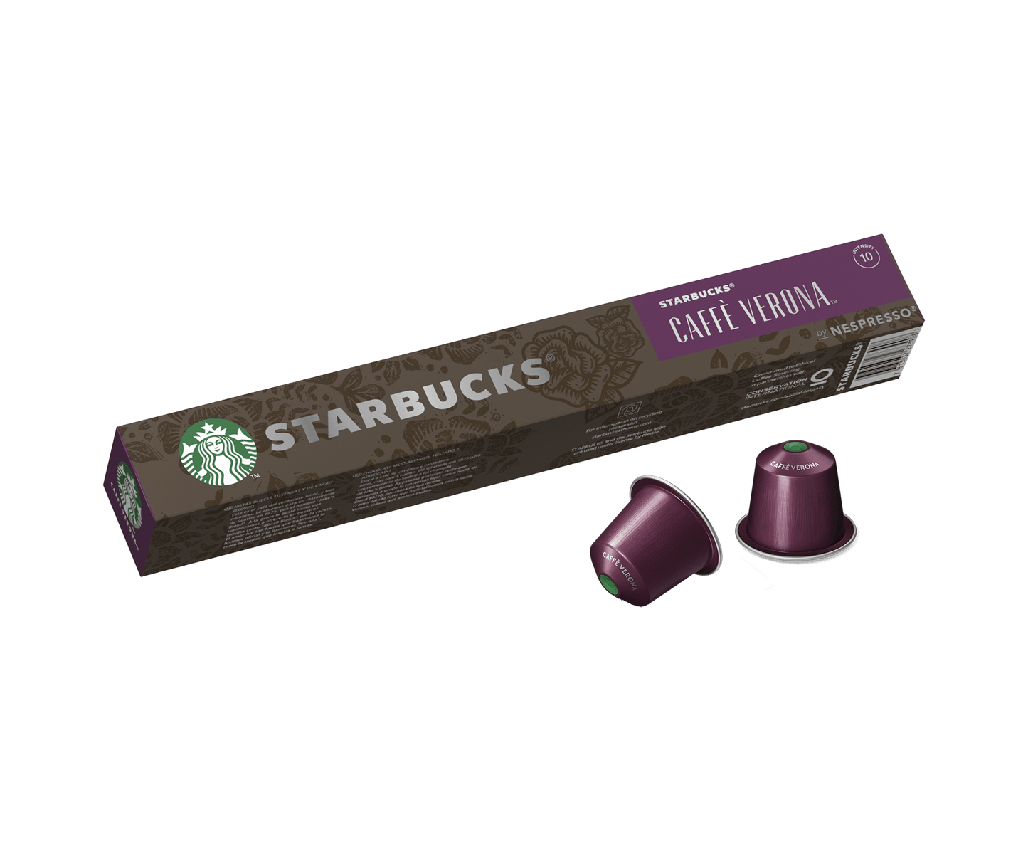 Starbucks® Caffè Verona™ by Nespresso® 10caps