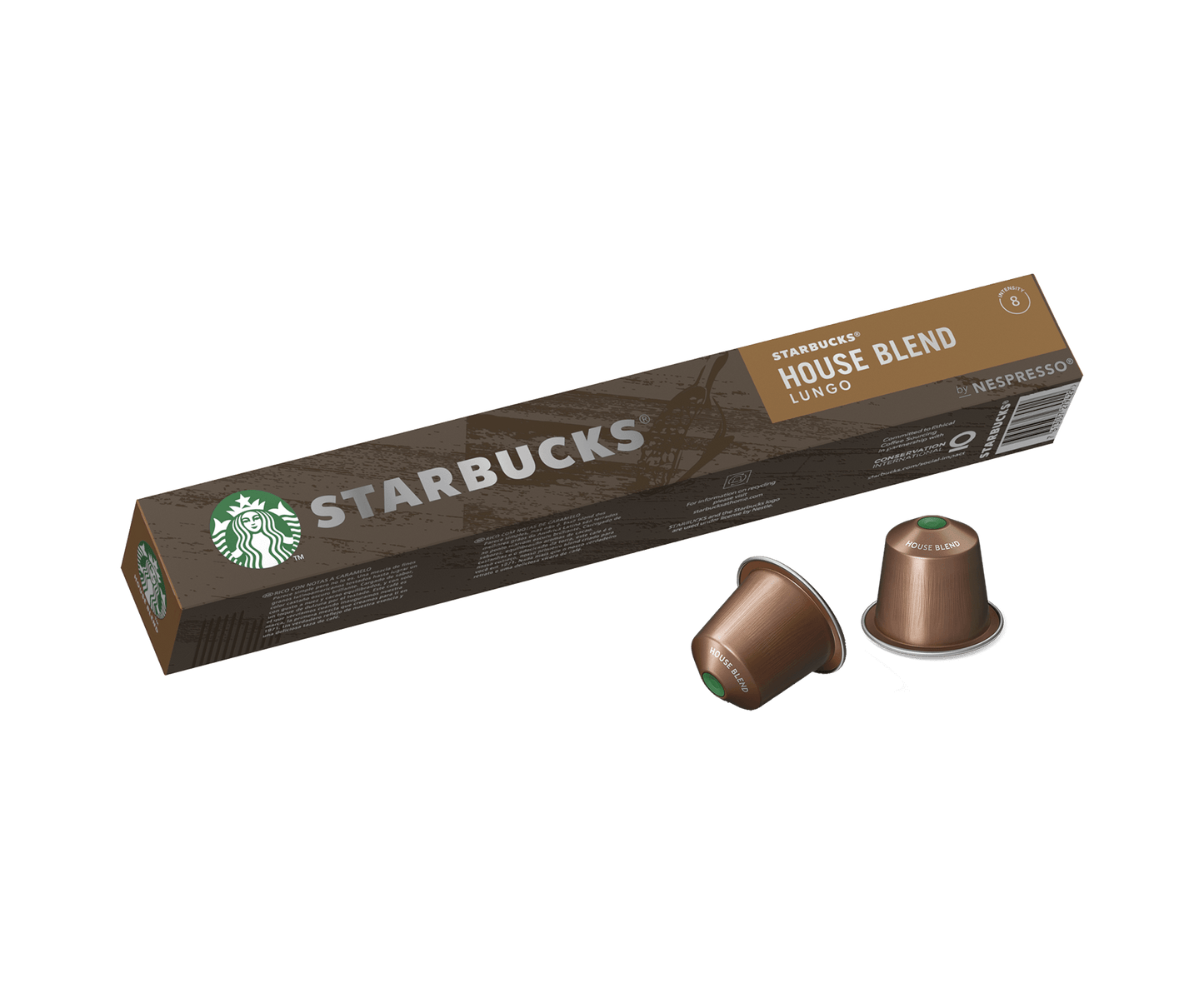 Starbucks® House Blend (Lungo) By Nespresso® 10caps