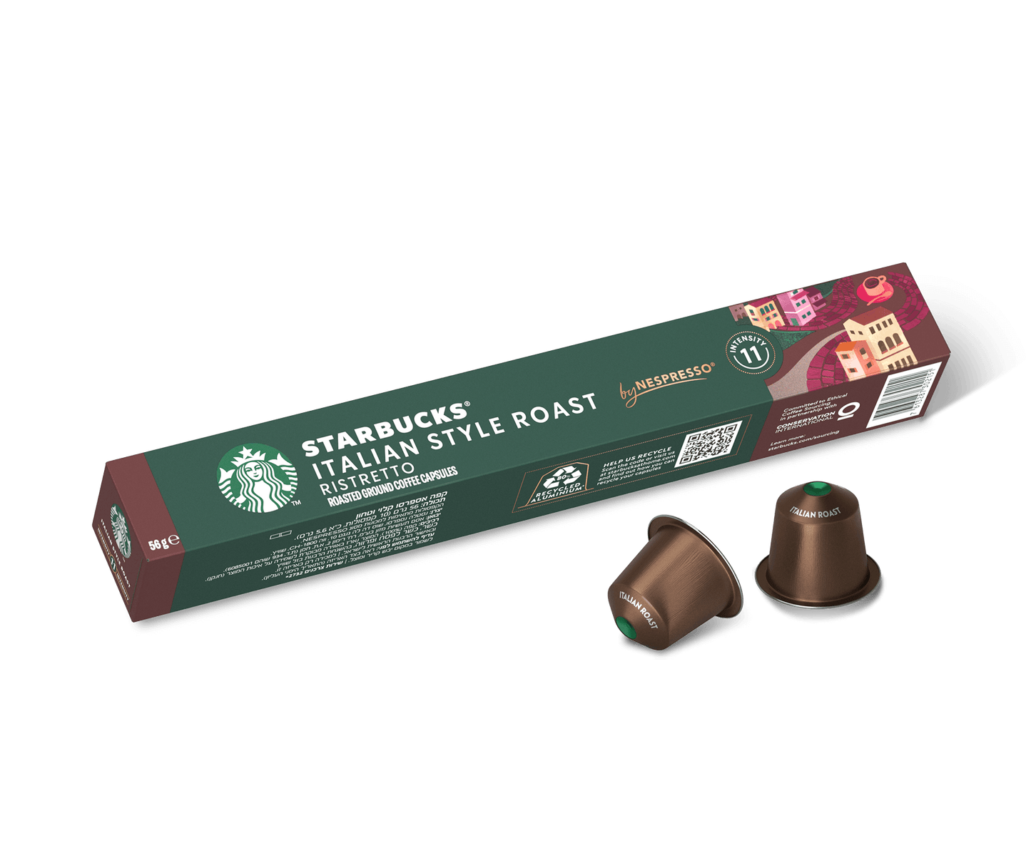 Starbucks® Italian Style Roast by Nespresso® 10caps