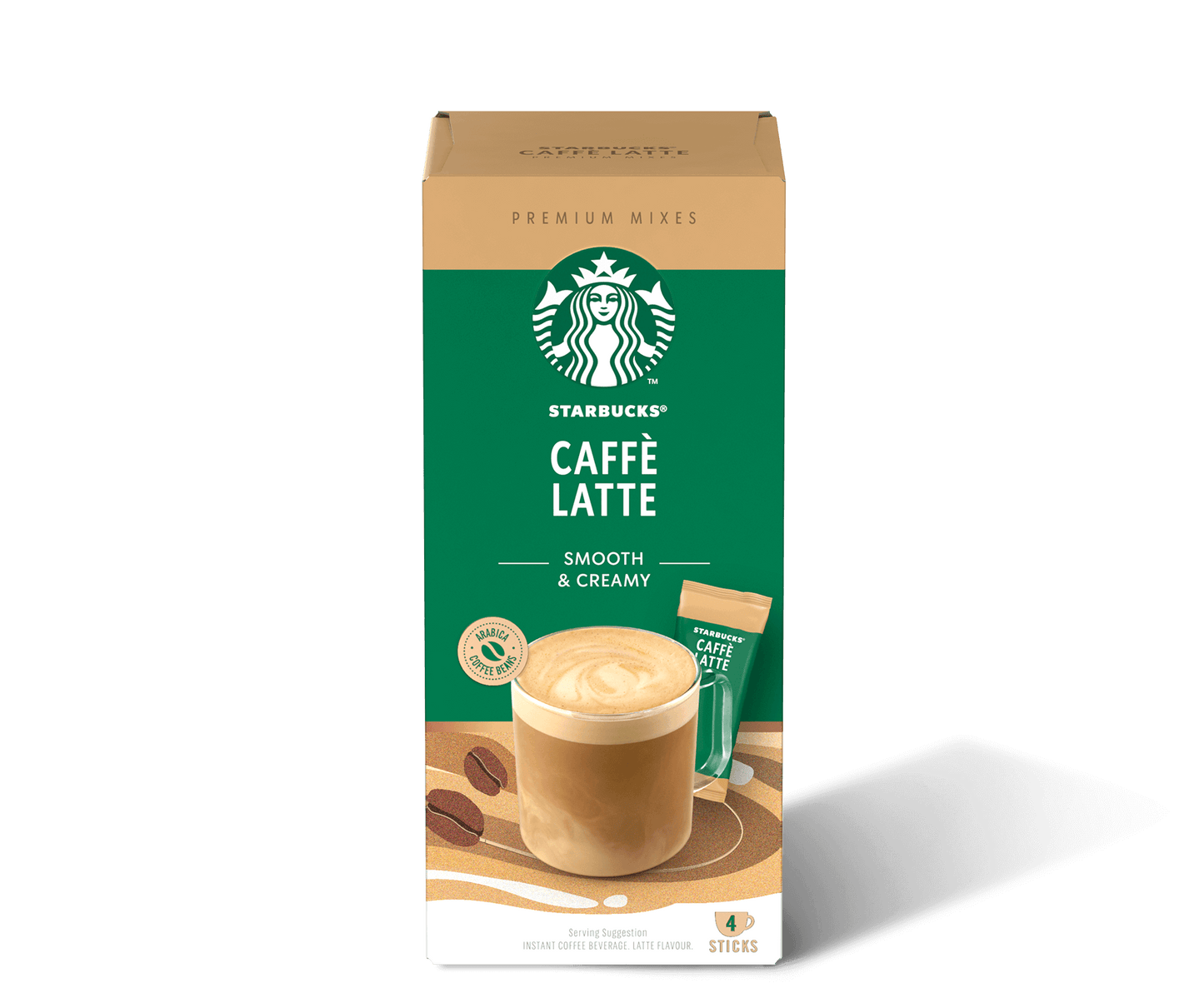 Starbucks® Cafè Latte Premium Mixes Instant Coffee 4s