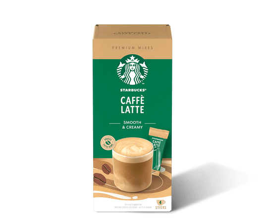 Starbucks® Cafè Latte Premium Mixes Instant Coffee 4s
