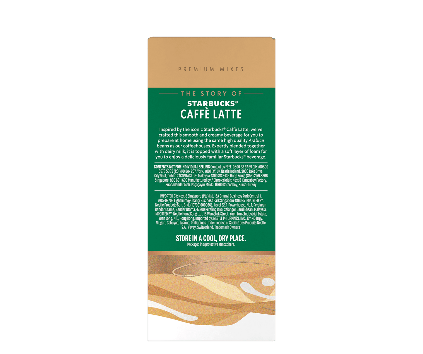 Starbucks® Cafè Latte Premium Mixes Instant Coffee 4s