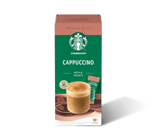 Starbucks® Caramel Cappuccino Premium Mixes Instant Coffee 4s