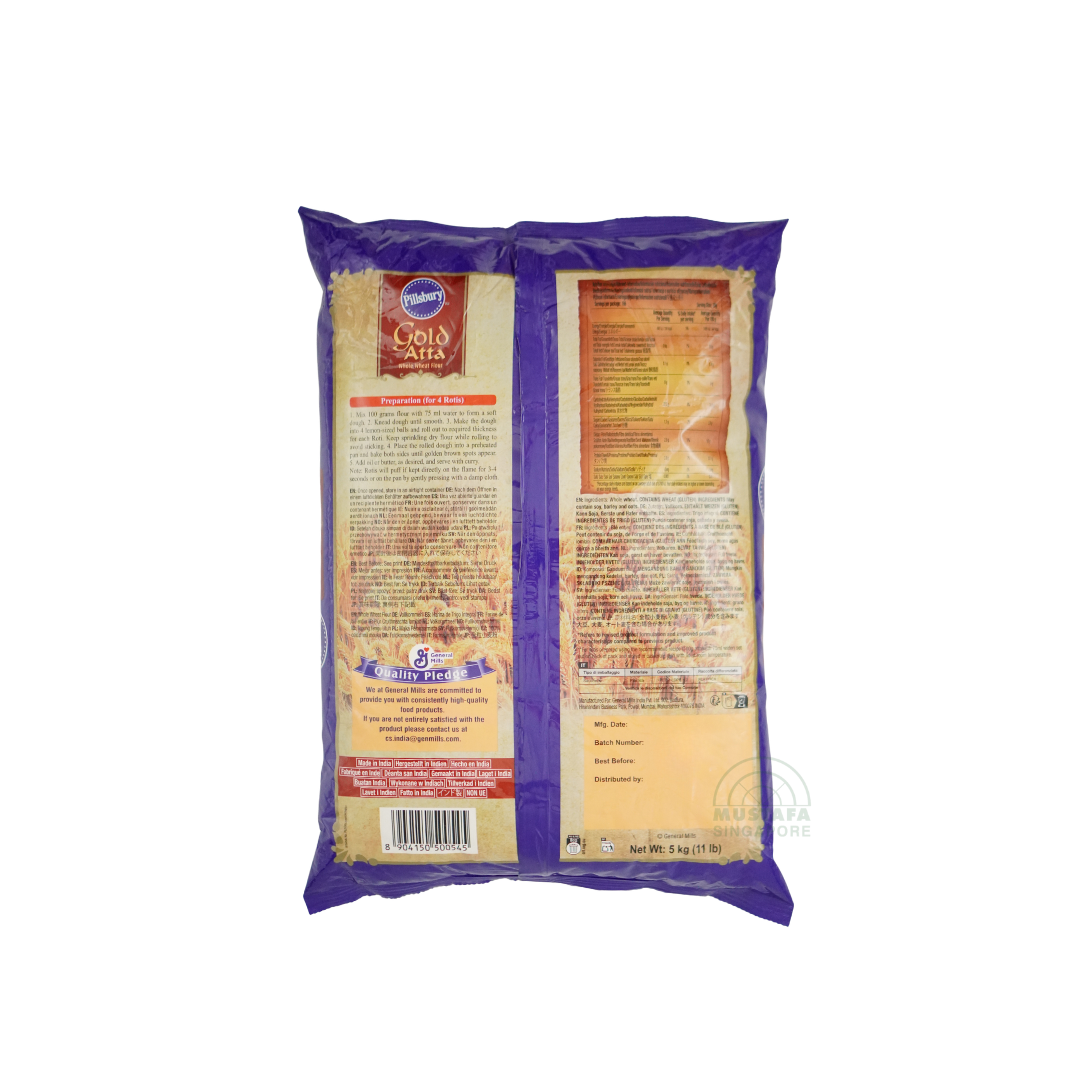 Pillsbury Gold Atta Whole Wheat Flour 5kg