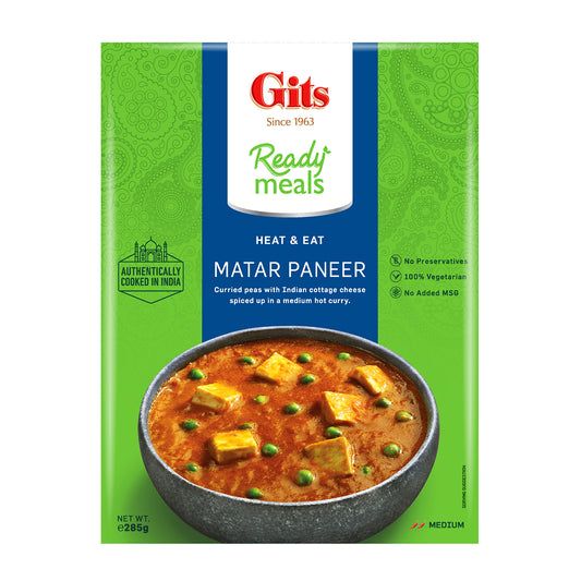 Gits Matar Paneer (Mild Spicy) 285g