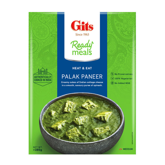 Gits Palak Panner (Medium Spicy) 285g