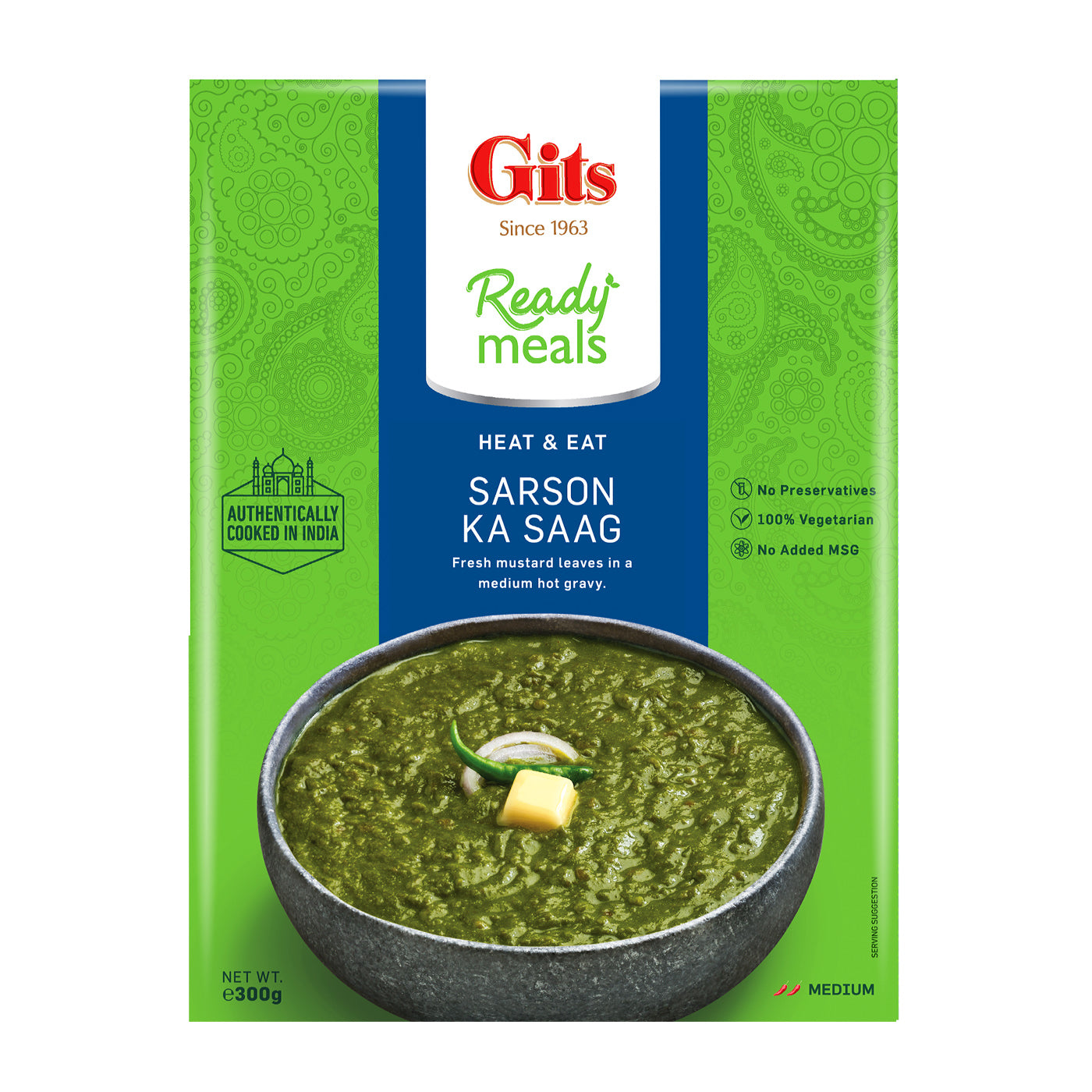 Sarson Ka Saag (Medium Spicy) 300g