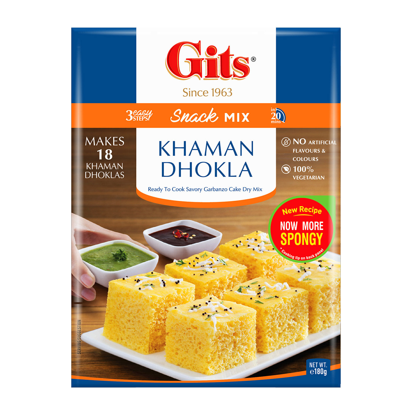 Gits Khaman Dhokla Snack Mix 180g