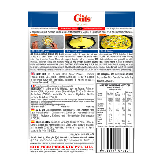 Gits Khaman Dhokla Snack Mix 180g