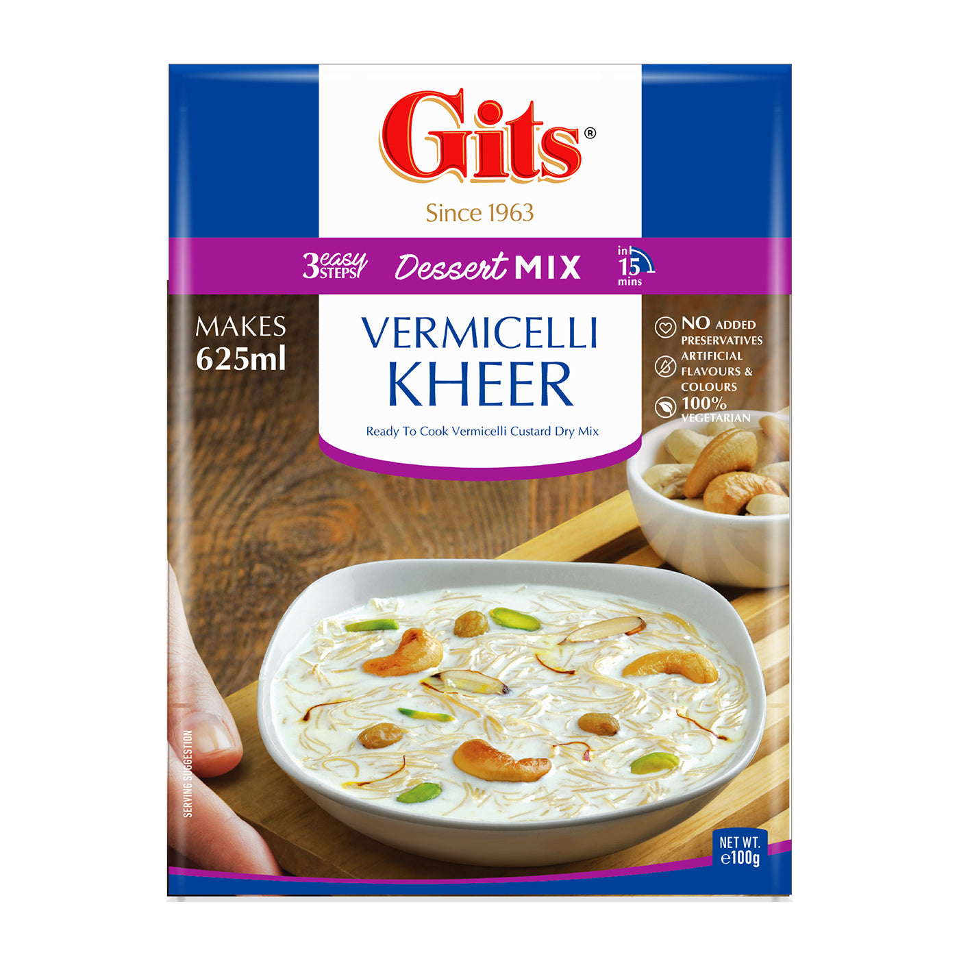Gits Vermicelli-Kheer Dessert Mix 100g