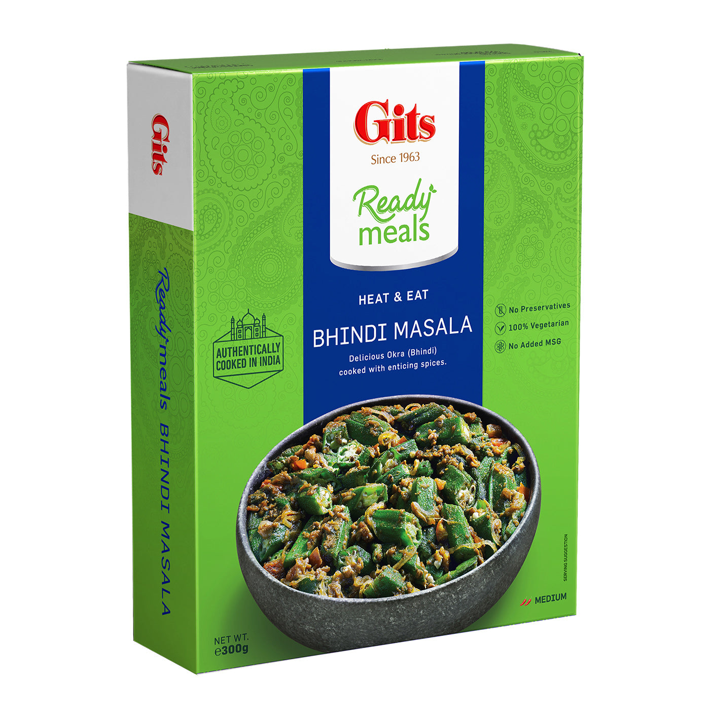 Gits Bhindi Masala (Medium Spicy) 300g