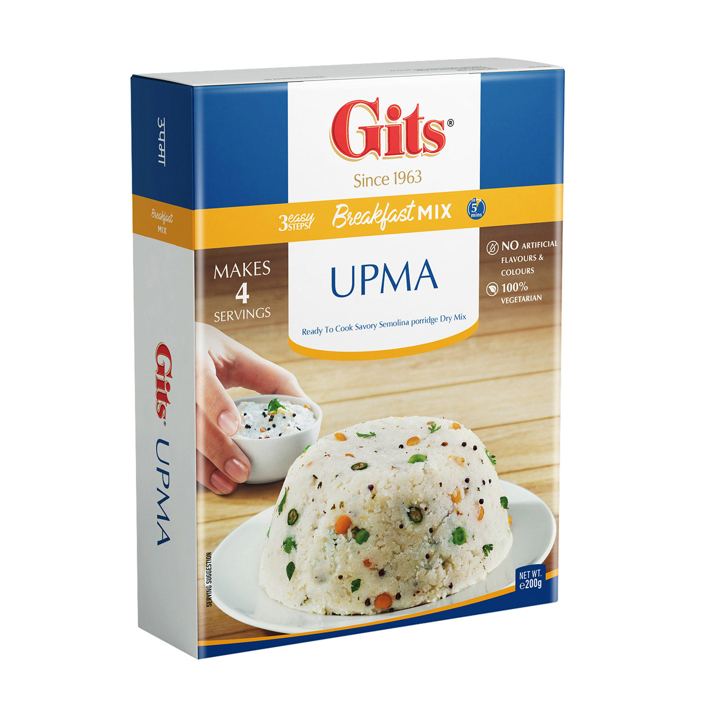 Gits Upma Instant Breakfast Mix 200g